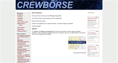 Desktop Screenshot of crewboerse.eu