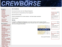 Tablet Screenshot of crewboerse.eu